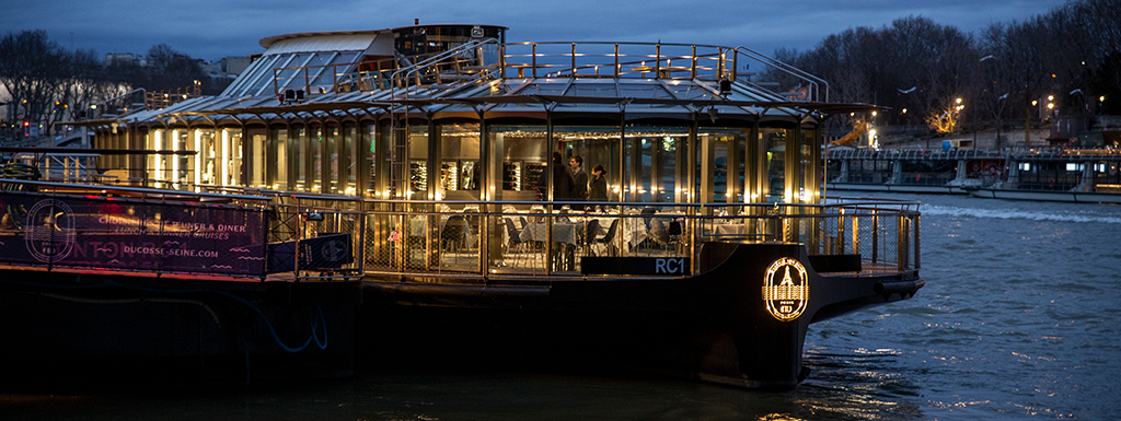 Le bateau restaurant Ducasse sur Seine